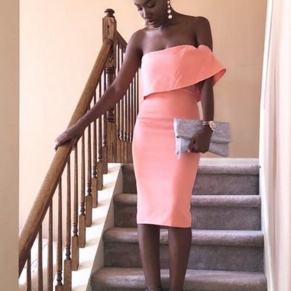 LIKELY Strapless Cocktail Midi Dress - Picture 4 of 8